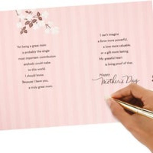 Mother's Day Card for Mom (Truly Great Mom) Hallmark - Picture 5 of 6